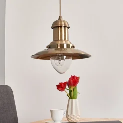 Hanglamp Fisherman Ø 32cm in oudmessing