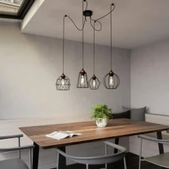 Hanglamp Galaxy met vier kooikap