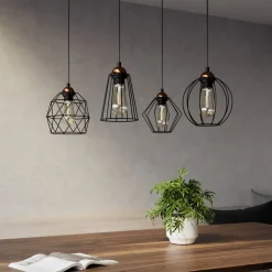 Hanglamp Galaxy met vier kooikap