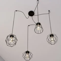 Hanglamp Galaxy met vier kooikap