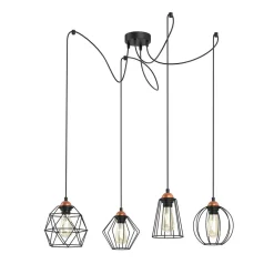 Hanglamp Galaxy met vier kooikap