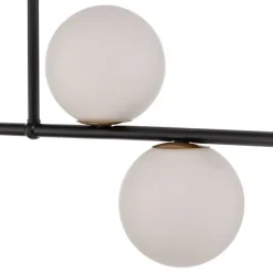 Hanglamp Gama 5, 5-lamps, zwart