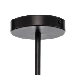 Hanglamp Gama 5, 5-lamps, zwart