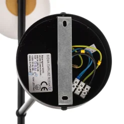 Hanglamp Gama 5, 5-lamps, zwart