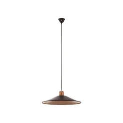 Hanglamp Garret I in donkerbruin/koper Ø 50 cm