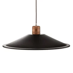 Hanglamp Garret I in donkerbruin/koper Ø 50 cm