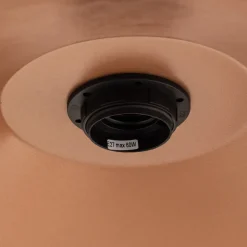 Hanglamp Garret I in donkerbruin/koper Ø 50 cm