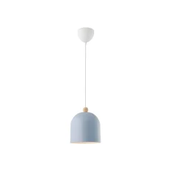 Hanglamp Gaston, kap van metaal, blauw