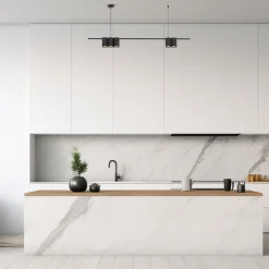 Hanglamp Genesis, aluminium, zwart, 5 x GU10, lengte 100 cm