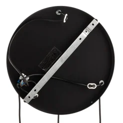 Hanglamp Glassy, 3-lamps, rond, grafiet/amber/helder, glas