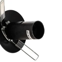 Hanglamp Glassy, 8-lamps, zwart, helder, glas, E14