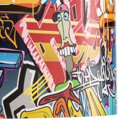 Hanglamp Graffiti met kleurrijke fotoprint