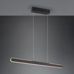 Hanglamp Helios, zwart, in hoogte verstelbaar, dimbare CCT