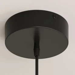 Hanglamp Hilton, zwart/goud, 1-lamp
