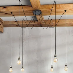 Hanglamp Jailhouse, 6-lamps