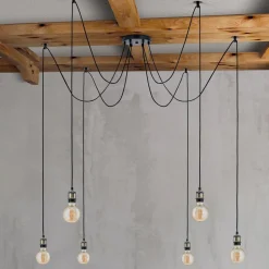 Hanglamp Jailhouse, 6-lamps