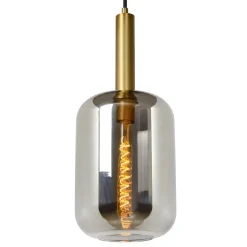 Hanglamp Joanet met rookglas, 1-lamp