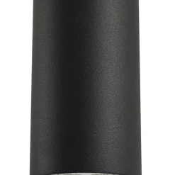 Hanglamp Joffrey, Ø 6 cm, zwart, metaal, GU10