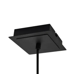 Hanglamp Joffrey, Ø 6 cm, zwart, metaal, GU10