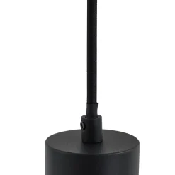 Hanglamp Joffrey, Ø 6 cm, zwart, metaal, GU10