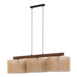 Hanglamp Juta, 3-lamps, balk