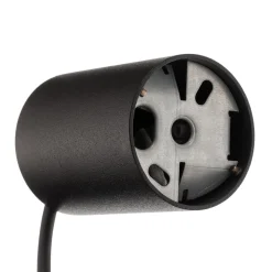 Hanglamp Las 1-lamp, zwart, kap 100cm