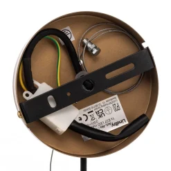 Hanglamp Lindby Eldric, Ø 46 cm, goudkleurig, ijzer, E27