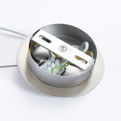 Hanglamp Lindby Ginevra, Ø 38 cm, wit, glas, E27