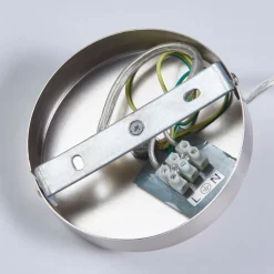 Hanglamp Lindby Letty, Ø 39 cm, nikkelkleurig, metaal, E27