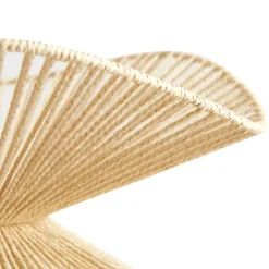 Hanglamp Lindby Valdorin, beige, papier, Ø 40 cm, E27