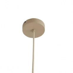 Hanglamp Lindby Valdorin, beige, papier, Ø 40 cm, E27