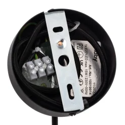 Hanglamp Lindby Valdorin, zwart, papier, Ø 40 cm, E27