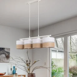 Hanglamp Linobianco, lineair, 4-lamps