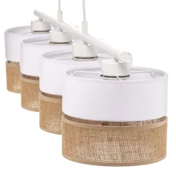 Hanglamp Linobianco, lineair, 4-lamps