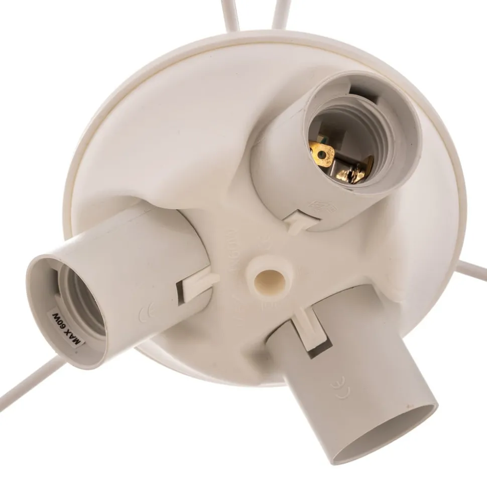 Hanglamp Linobianco met jute