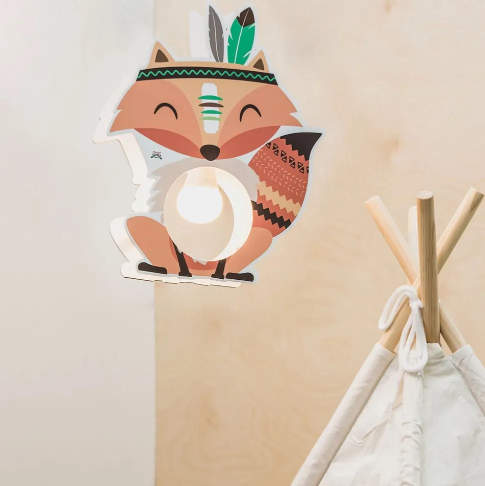 Hanglamp Little Indians, vos Filip, oranje