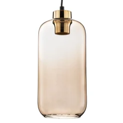 Hanglamp Marco Green, 1-lamp, bruin