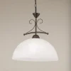 Hanglamp Marco met albastglas, 1-lamp