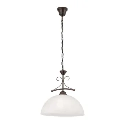 Hanglamp Marco met albastglas, 1-lamp