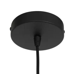 Hanglamp Maze, zwart-naturel