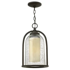 Hanglamp met dubbele kap Quincy voor buiten