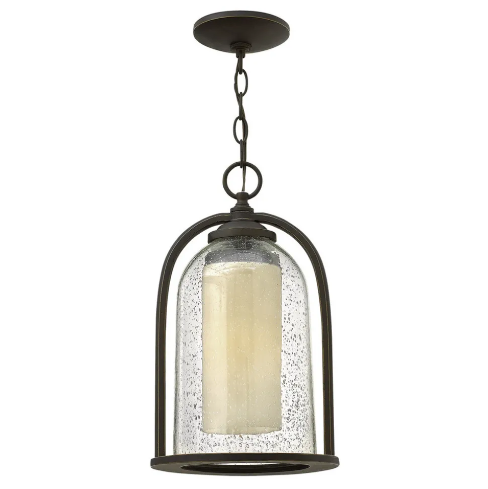 Hanglamp met dubbele kap Quincy voor buiten