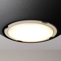 Hanglamp Midnight geheel in zwart 5-lamps