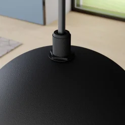 Hanglamp Midnight geheel in zwart 5-lamps