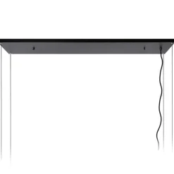 Hanglamp Miravelle met opbergruimte 6-lamps zwart