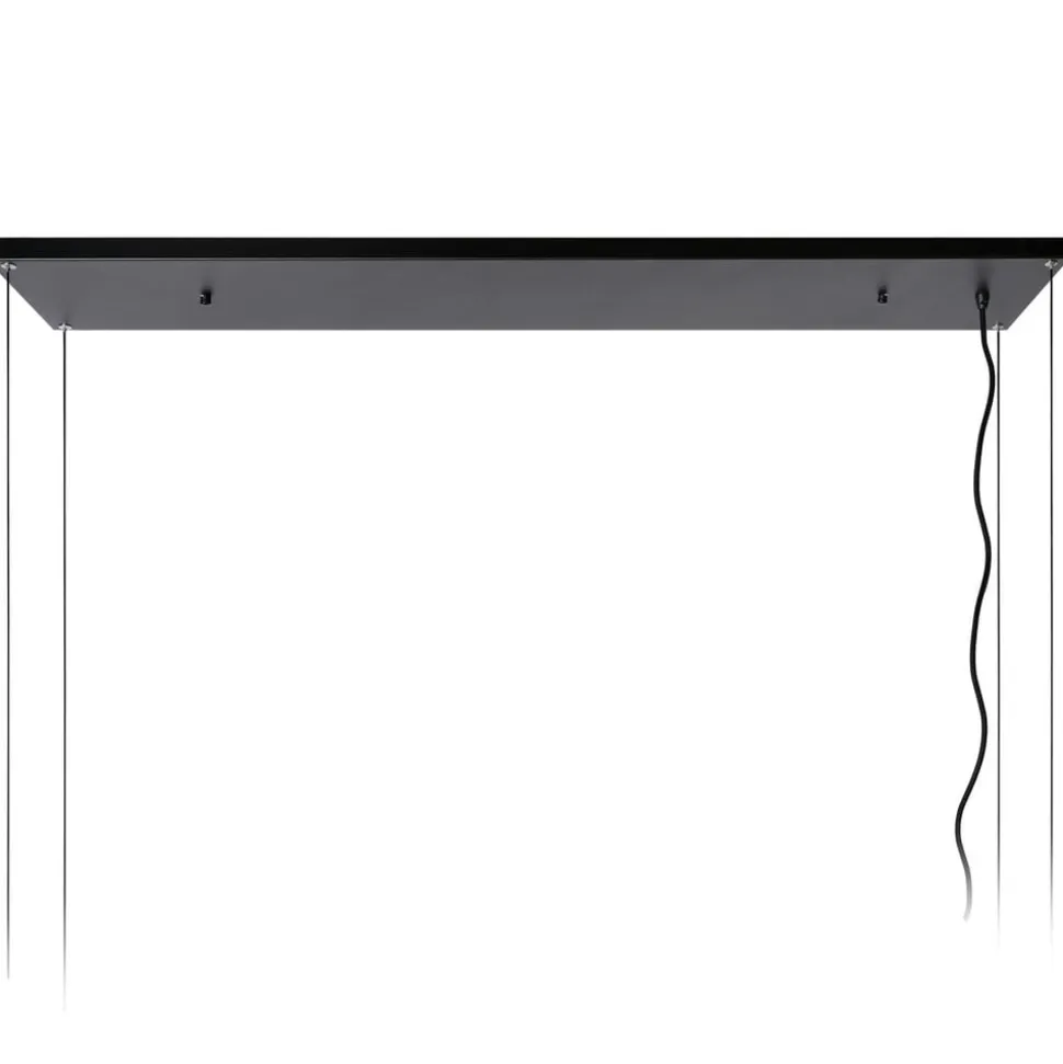 Hanglamp Miravelle met opbergruimte 6-lamps zwart