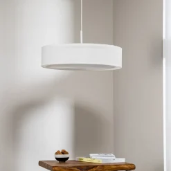 Hanglamp Mist, wit, Ø 56 cm