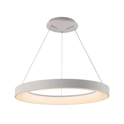 Hanglamp Niseko II, afstandsbediening, Ø 50 cm, wit