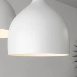 Hanglamp Noak 3-lamps rond wit/hout naturel