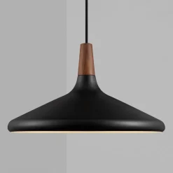 Hanglamp Nori Ø 39 cm, zwart